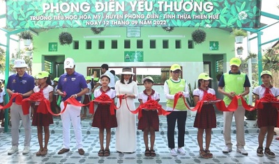 Thừa Thiên – Huế: Khánh thành dự án nước sạch và nhà vệ sinh học đường tại Phong Điền