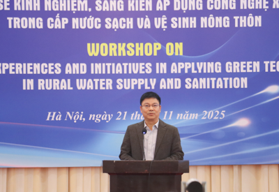 Chia sẻ kinh nghiệm, sáng kiến áp dụng công nghệ xanh trong cấp nước sạch và vệ sinh nông thôn