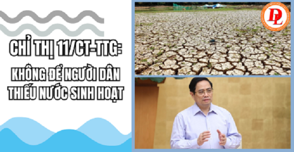 Chỉ thị 11/CT-TTg: Không để người dân thiếu nước sinh hoạt
