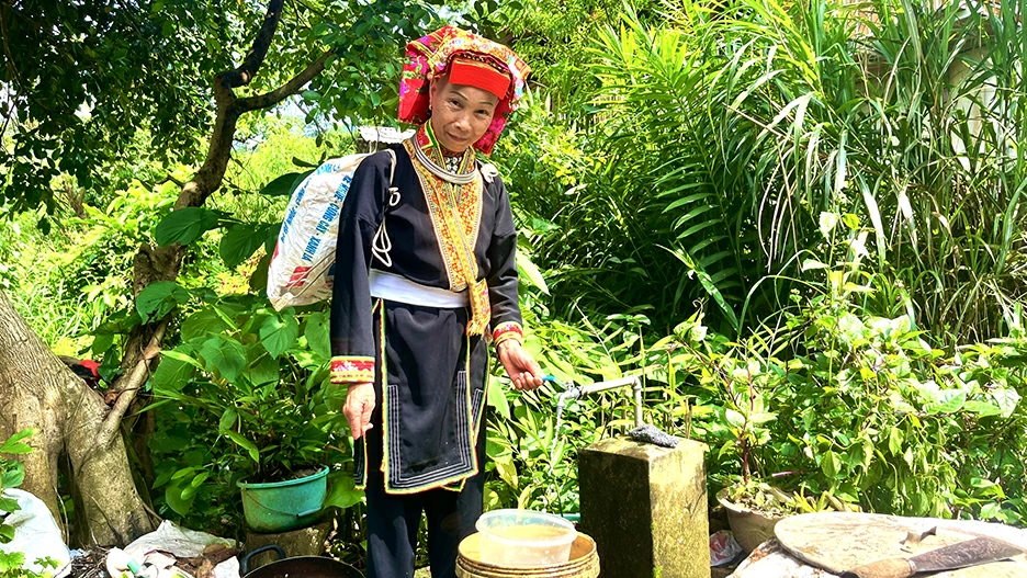 Nước sạch ở bản Dao (Thái Nguyên)