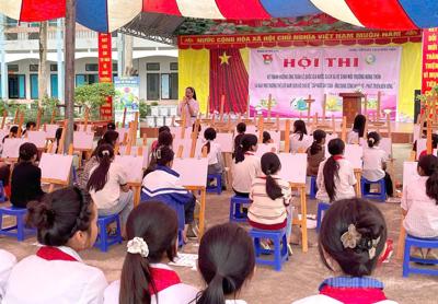 Tuyên Quang: Hơn 200 học sinh xã Phú Linh tham gia Hội thi vẽ tranh hưởng ứng Tuần lễ Quốc gia Nước sạch và vệ sinh môi trường năm 2026