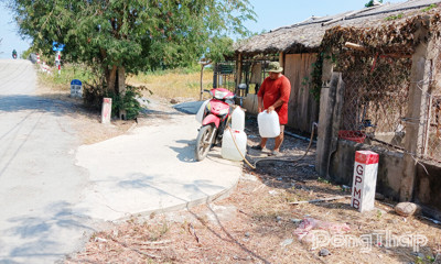 Giữ dòng nước ngọt giữa mùa hạn, mặn