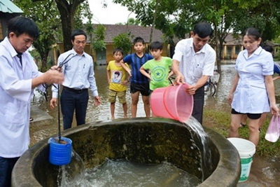 Khuyến cáo phòng chống các bệnh dịch, khử trùng nước sinh hoạt sau mưa lũ